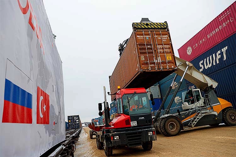 ilk ihracat treni rusyaya ulaştı fotoğraflı haber 2 sayfa 3 THE BLOC EXPORT TRAIN PERFORMED THE FIRST VOYAGE TO RUSSIA