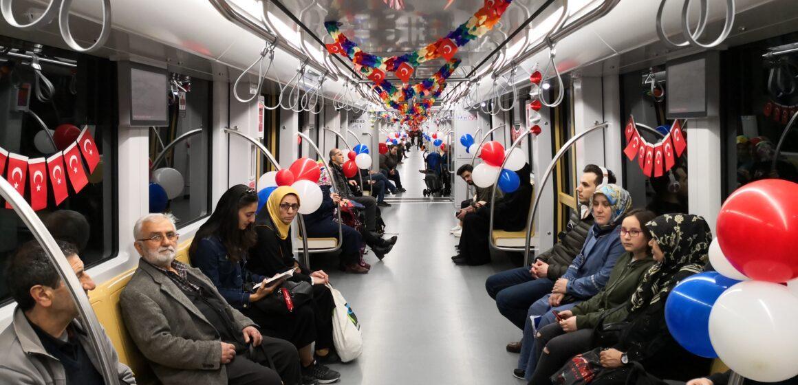 ISTANBUL’S TRAINS AND TRAMS DECORATED FOR CHILDREN’S DAY