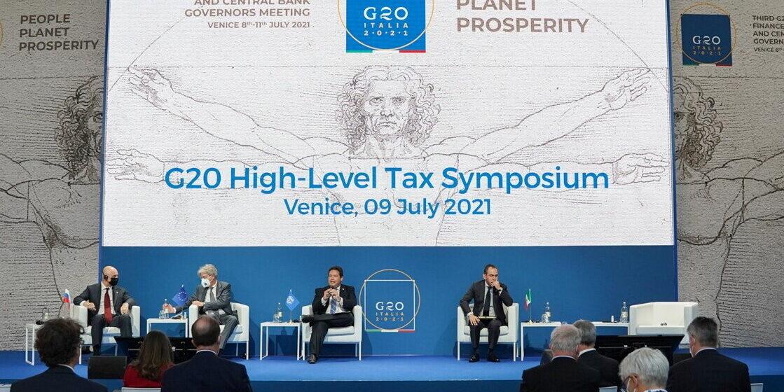G20 LEADERS GATHER TO DISCUSS MINIMUM GLOBAL TAX, ECONOMIC SUPPORT