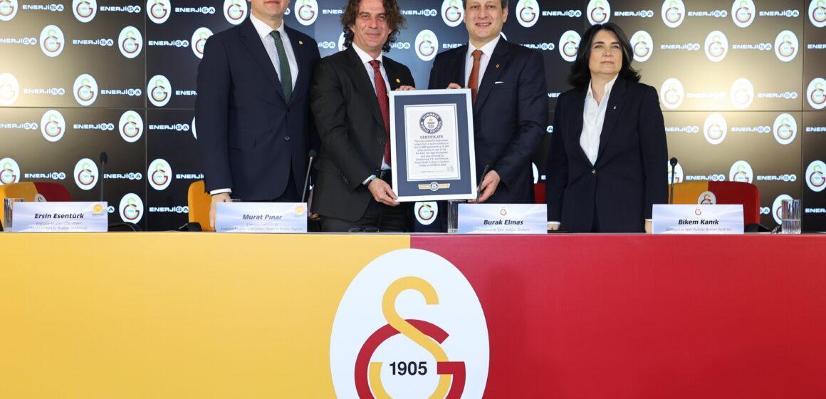 Enerjisa and Galatasaray break a world record